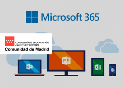 Plan de formación en Microsoft 365 para los ATD de la Consejería de Educación y Juventud de la Comunidad de Madrid 