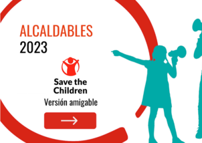 Versión amigable para el proyecto «Alcaldables 2023» de Save the Children